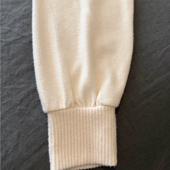 LOFT Ivory Ribbed Knit Top - Picture 4 of 5